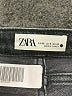 Zara Chevron-herringbone Black Jeans Size 6 - photo 4
