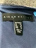Aidan Mattox 100% Polyester Metallic Solid Silver Cocktail Dress Size 12 - photo 7