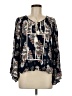 Entro 100% Rayon Black Long Sleeve Blouse Size S - photo 1