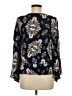 Entro 100% Rayon Black Long Sleeve Blouse Size S - photo 2