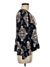 Entro 100% Rayon Black Long Sleeve Blouse Size S - photo 4
