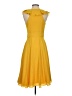 Quillaree 100% Polyester Yellow Cocktail Dress Size 4 - photo 2