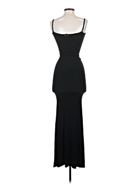 sachin and babi light blue dress SKIMS Black Smooth Lounge Maxi Dress SKIMS