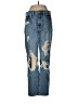 JBD 100% Cotton Hearts Blue Jeans Size 28 waist - photo 1