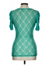 Derek Heart Teal Short Sleeve Top Size L - photo 2
