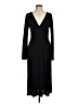 BCBGeneration Solid Black Casual Dress Size M - photo 1
