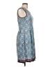 Max Studio Print Teal Casual Dress Size L - photo 4