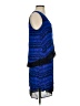 Veronica Beard Chevron-herringbone Blue Cocktail Dress Size 4 - photo 4