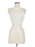 Bear Dance 100% Acrylic Ivory Sleeveless Top Size M - photo 1
