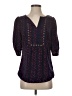41Hawthorn 100% Polyester Black 3/4 Sleeve Blouse Size XS - photo 1