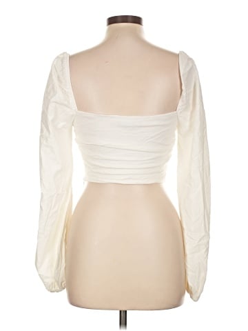 Blue Blush Long Sleeve Blouse (view 2)