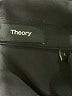 Theory Solid Black Short Sleeve Button-Down Shirt Size L - photo 7