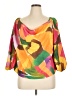 Assorted Brands 100% Polyester Yellow 3/4 Sleeve Blouse Size XL - photo 1