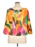 Assorted Brands 100% Polyester Yellow 3/4 Sleeve Blouse Size XL - photo 2