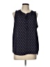 Gibson 100% Polyester Blue Tank Top Size L - photo 1