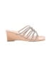 Anne Klein Tan Silver Sandals Size 7 1/2 - photo 1