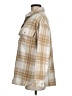 American Eagle Outfitters Plaid Ivory Coat Size M - photo 5