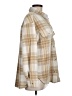 American Eagle Outfitters Plaid Ivory Coat Size M - photo 4