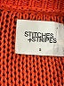 Stitches & Stripes 100% Cotton Solid Orange Pullover Sweater Size S - photo 7