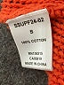 Stitches & Stripes 100% Cotton Solid Orange Pullover Sweater Size S - photo 8
