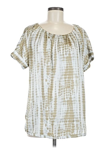 MICHAEL Michael Kors Short Sleeve Blouse (view 1)