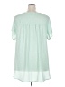 Torrid 100% Polyester Green Short Sleeve Blouse Size 3X Plus (3) - photo 2