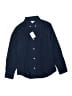 Crewcuts 100% Cotton Solid Blue Long Sleeve Button-Down Shirt Size 12 - photo 1