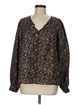 Isabel Marant Long Sleeve Silk Top