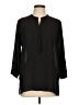 Emma & Olivia 100% Polyester Black 3/4 Sleeve Blouse Size L - photo 1