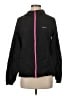 Asics 100% Polyester Solid Black Jacket Size S - photo 1