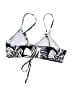 Unbranded Print Black Swimsuit Top Size L - photo 2