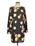 Ann Taylor LOFT 100% Polyester Print Gray Casual Dress Size S - photo 1