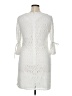 R&K 100% Polyester White Casual Dress Size 14 - photo 2
