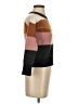 Madewell 100% Cashmere Color Block Brown Cashmere Pullover Sweater Size XXS - photo 4