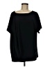 Soft Surroundings Black Short Sleeve Blouse Size M - photo 1