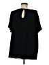 Soft Surroundings Black Short Sleeve Blouse Size M - photo 2