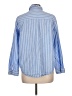 Have Stripes Blue Long Sleeve Button-Down Shirt Size L - photo 2