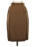 Carlisle Solid Brown Silk Skirt Size 2 - photo 1
