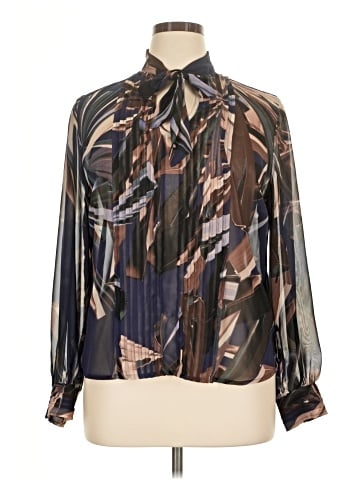 Jennifer Lopez Long Sleeve Blouse (view 1)