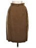 Carlisle Solid Brown Silk Skirt Size 2 - photo 2