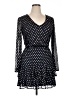 City Studio 100% Polyester Polka Dots Black Cocktail Dress Size XL - photo 1