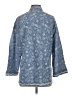 Zara Paisley Blue 3/4 Sleeve Button-Down Shirt Size S - photo 2