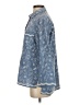 Zara Paisley Blue 3/4 Sleeve Button-Down Shirt Size S - photo 5