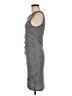 Leith Solid Gray Casual Dress Size M - photo 5