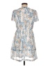 Shein 100% Polyester Print Blue Casual Dress Size 6 - photo 2
