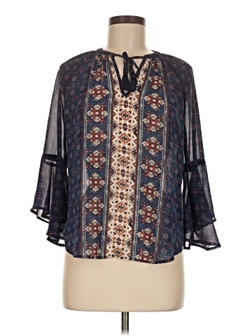 Jolt 3/4 Sleeve Blouse (view 1)