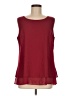 Unbranded 100% Polyester Burgundy Sleeveless Blouse Size M - photo 1
