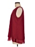Unbranded 100% Polyester Burgundy Sleeveless Blouse Size M - photo 5