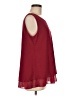 Unbranded 100% Polyester Burgundy Sleeveless Blouse Size M - photo 4