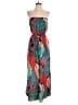 Assorted Brands 100% Polyester Tropical Green Teal Jumpsuit Size XS - photo 1